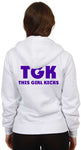 This Girl Kicks - Fitted Soft Hoodie