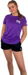This Girl Kicks Premium Sports T-Shirt in Purple